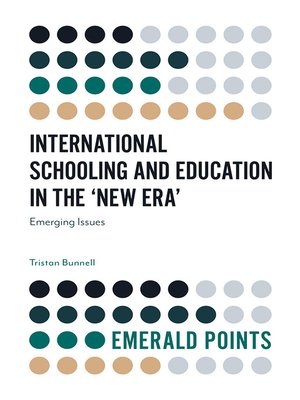 cover image of International Schooling and Education in the 'New Era'